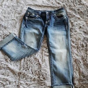 Miss Me cropped jeans-sz 28